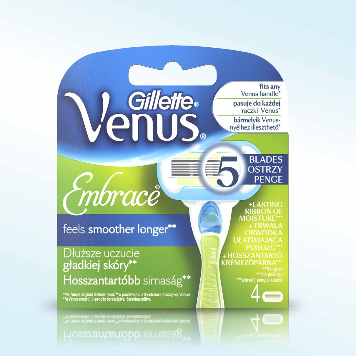 Gillette Venus Embrace wkłady do maszynki 4szt