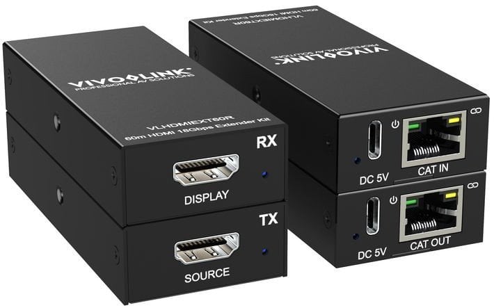 Vivolink VLHDMIEXT60 przedłużacz AV