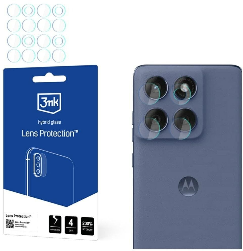Ochrona na obiektyw aparatu 3MK Lens Protect do Motorola Edge 60 Fusion 4szt