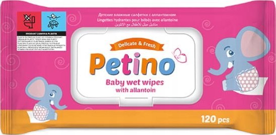 Petino Chusteczki nawilżane Delicate&Fresh 120szt.