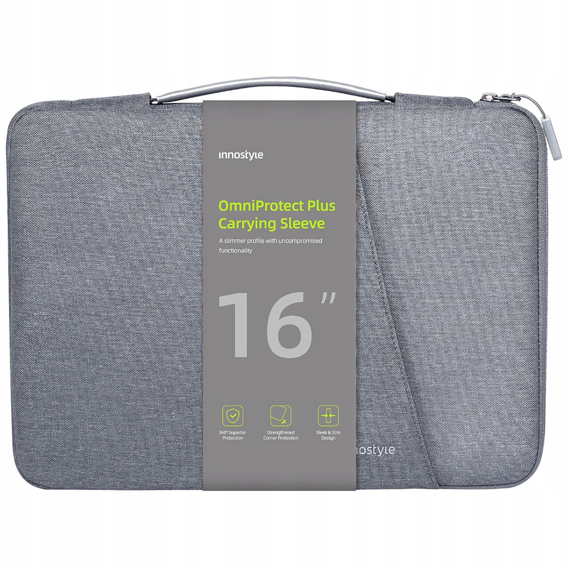 INNOSTYLE TORBA NA LAPTOPA 15 6 16 WODOODPORNA ETUI OMNIPROTECT PLUS SZARA