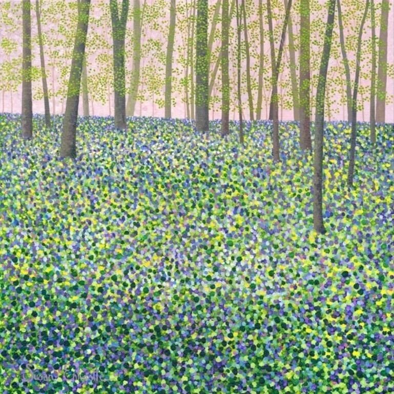 Susan Entwistle Karnet z kopertą Hiacynty i glistniki