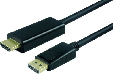 Kabel Roline DisplayPort - HDMI 1m czarny