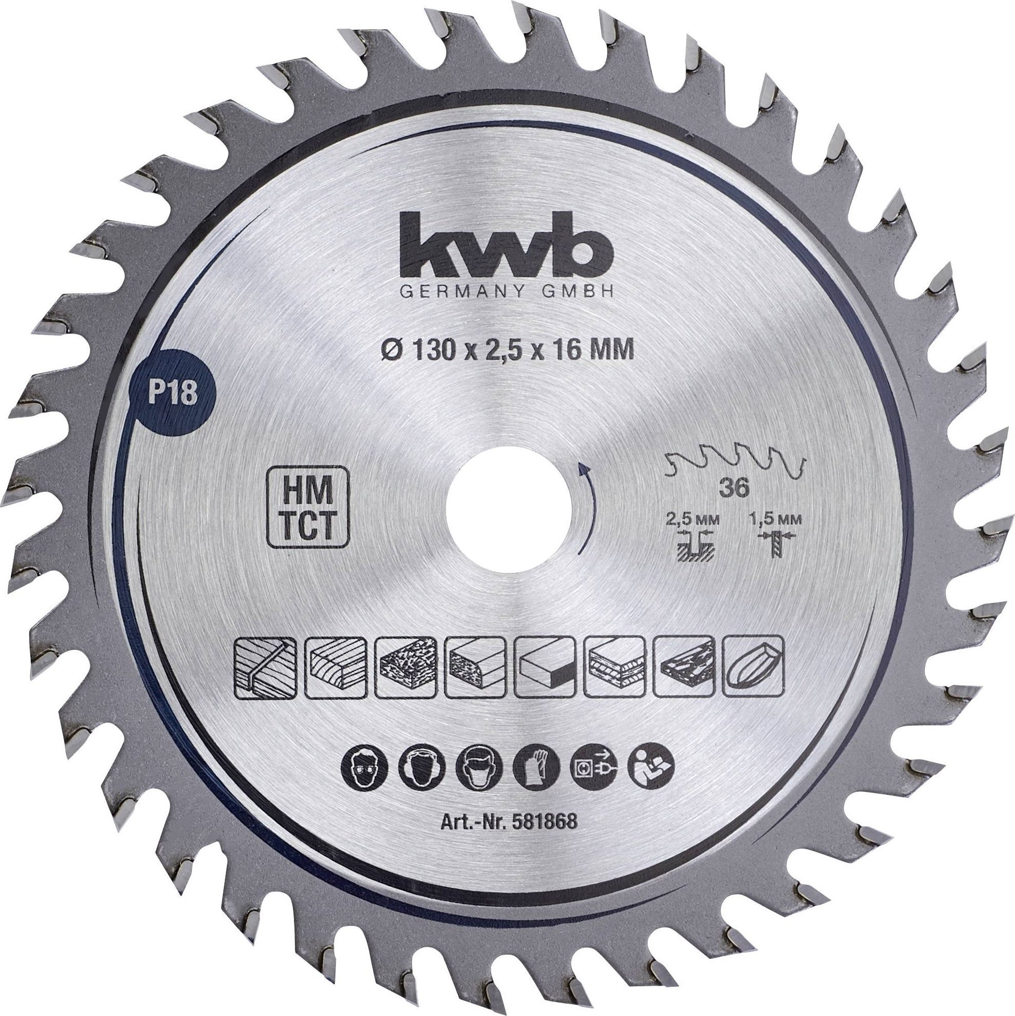 KWB kwb 581868, Metal, 190 g, 1 pc(s)