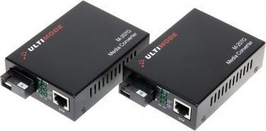 Konwerter światłowodowy Ultimode MEDIA KONWERTER JEDNOMODOWY KOMPLET TXRX M-207G ULTIMODE