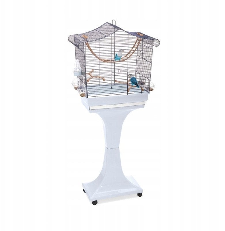 Sofia, klatka, dla ptak�w, jasnoniebieska, 62,5x33x61/132 cm, na k�kach