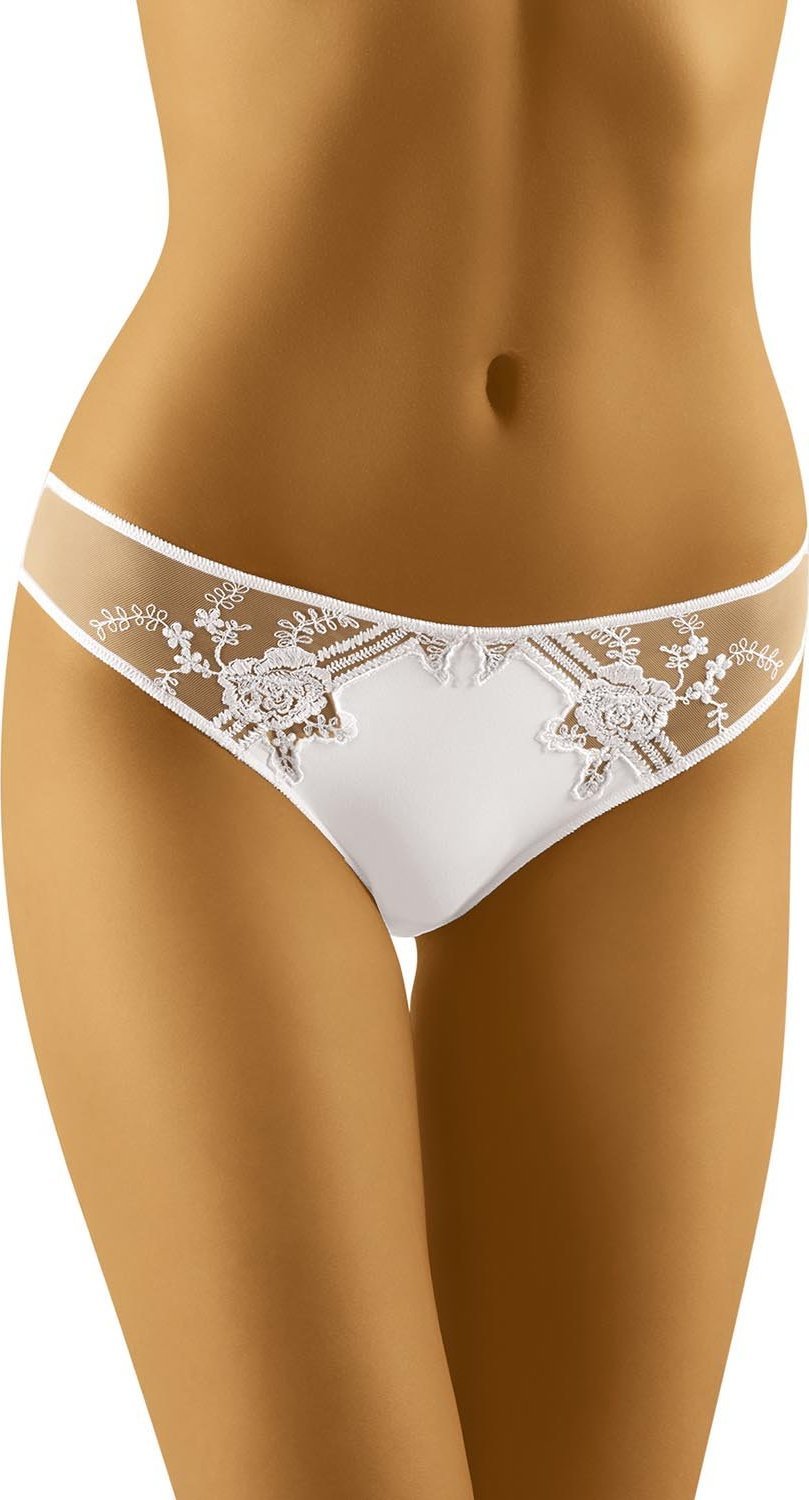 Wolbar Wol-Bar Nora biały M Majtki figi