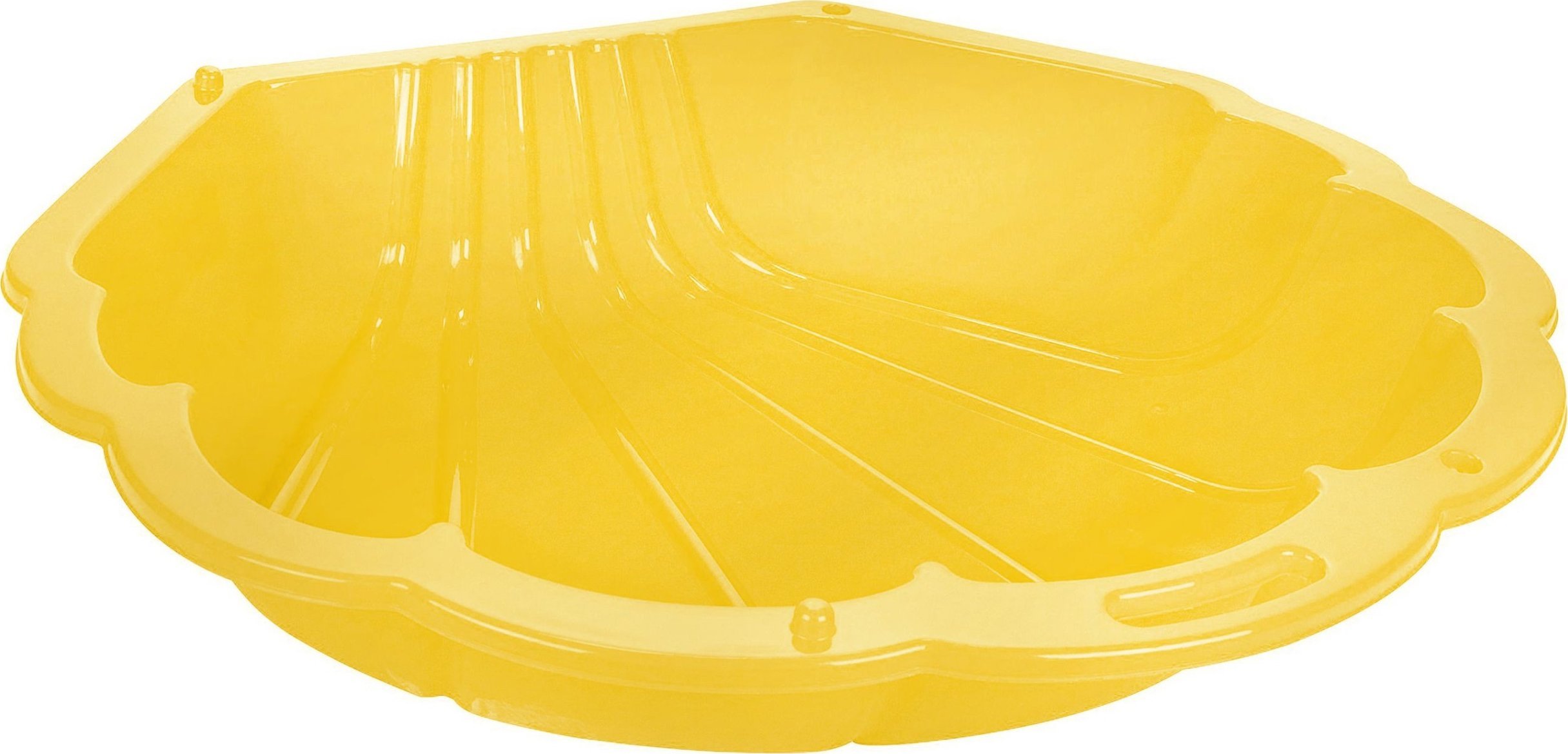 WOOPIE Piaskownica Muszelka Żółta Zamykana 2w1 Basen Suchy 1 szt.