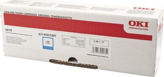 Toner OKI C610 Cyan Oryginał (44315307)