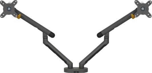 BakkerElkhuizen Uchwyt biurkowy na 2 monitory 17" - 35" (BNEBFDDG)