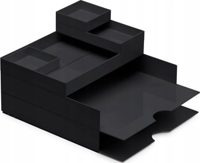 Moxom Zestaw pojemników MOXOM Modular Desk Set, 320x260x60mm, 6 szt., czarny