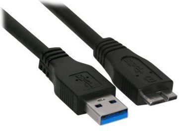 Kabel USB InLine USB-A - micro-B 1.5 m Czarny (35415)
