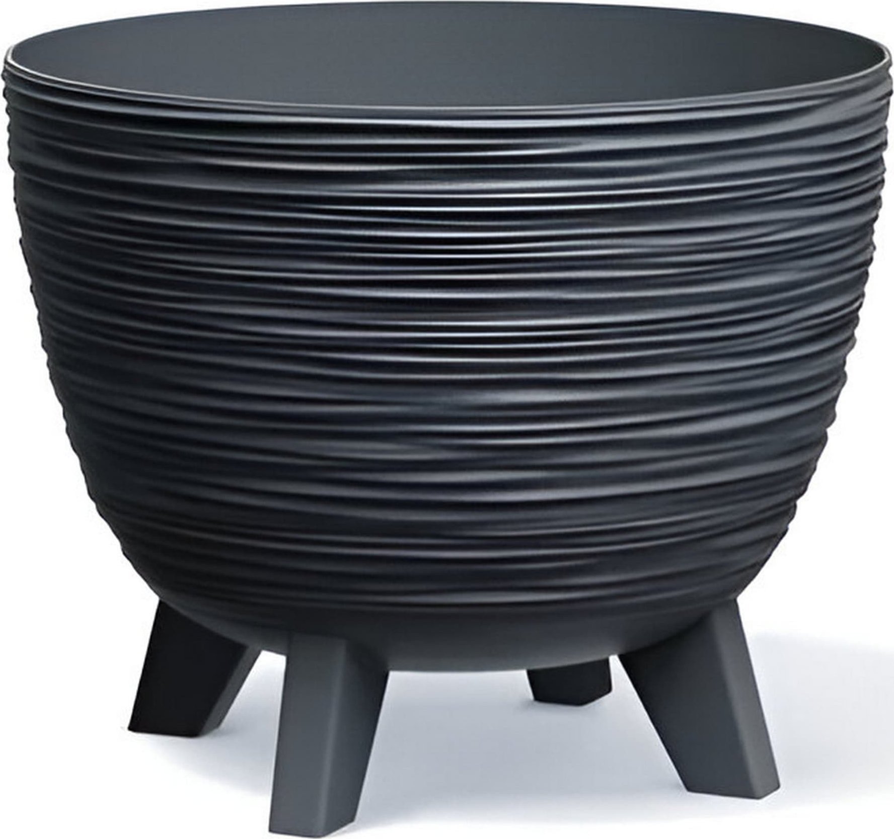 Prosperplast Donica Furu antracyt śr. 395 mm