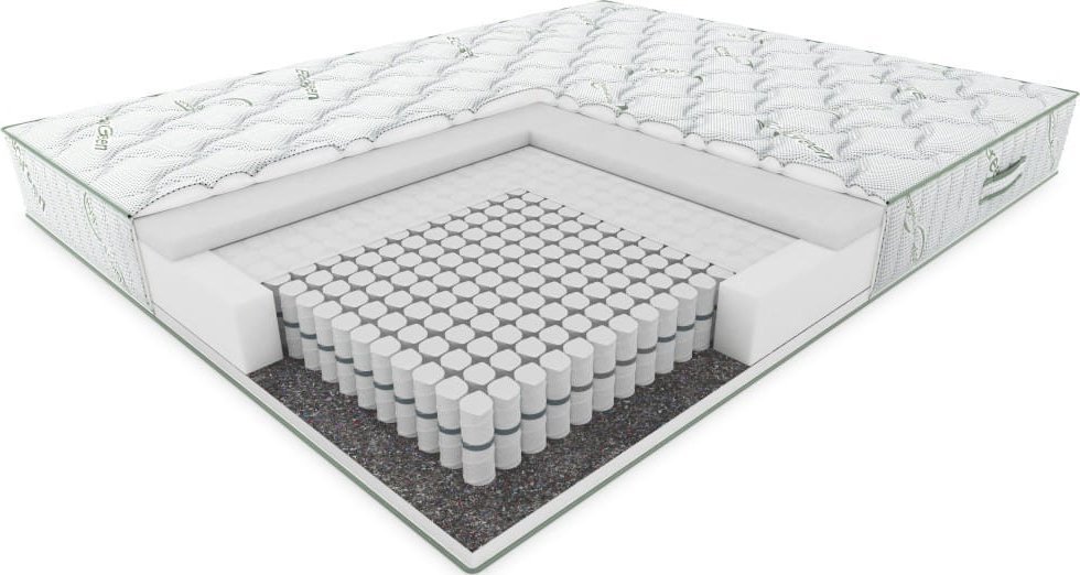 Hilding Materac Hilding GEJZER : Rozmiar - 90x200, Pokrowiec - EcoGreen | U NAS KUPISZ NAJTANIEJ!