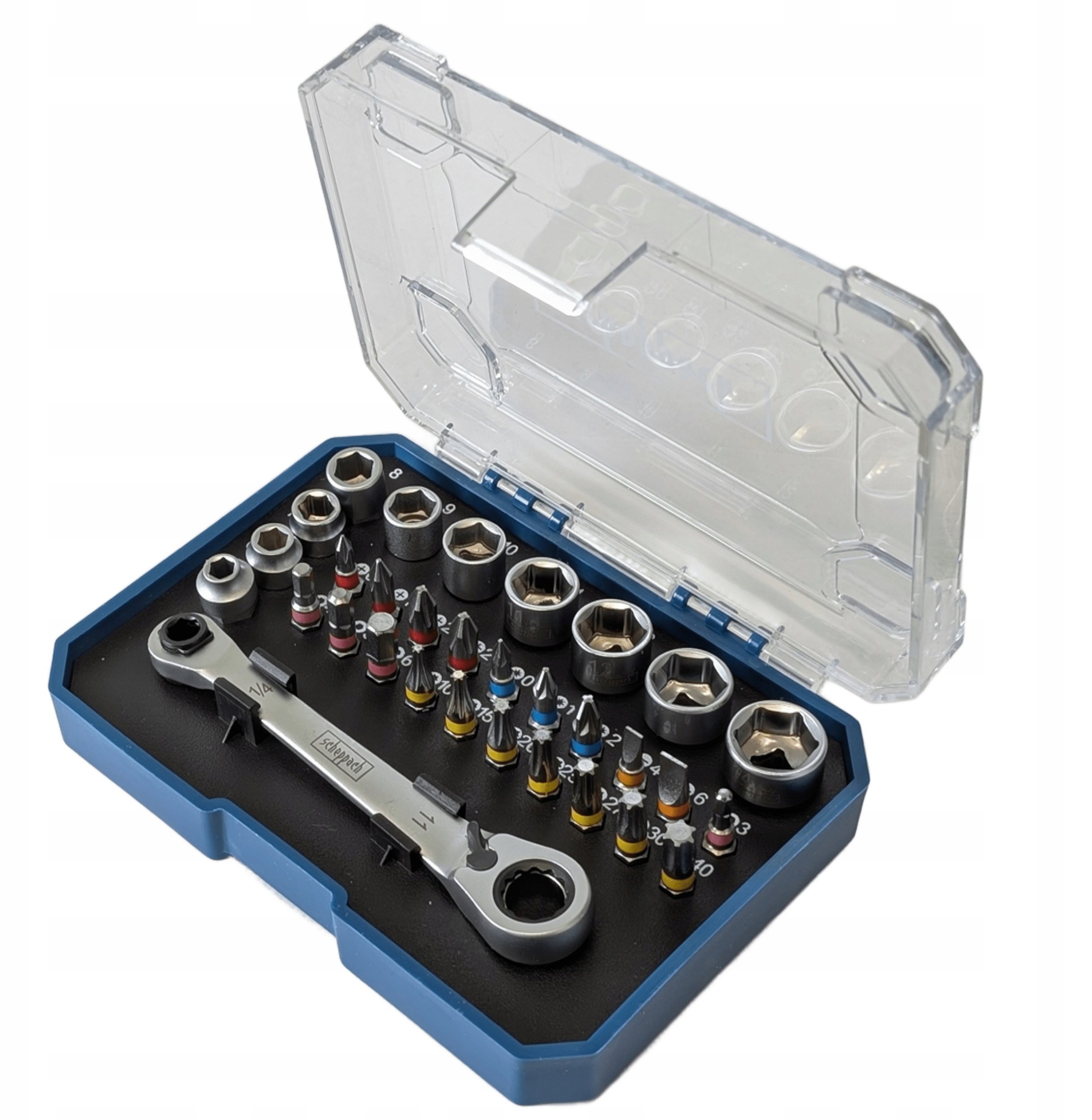 ZESTAW KLUCZY 31el. 1/4" /SCHEPPACH