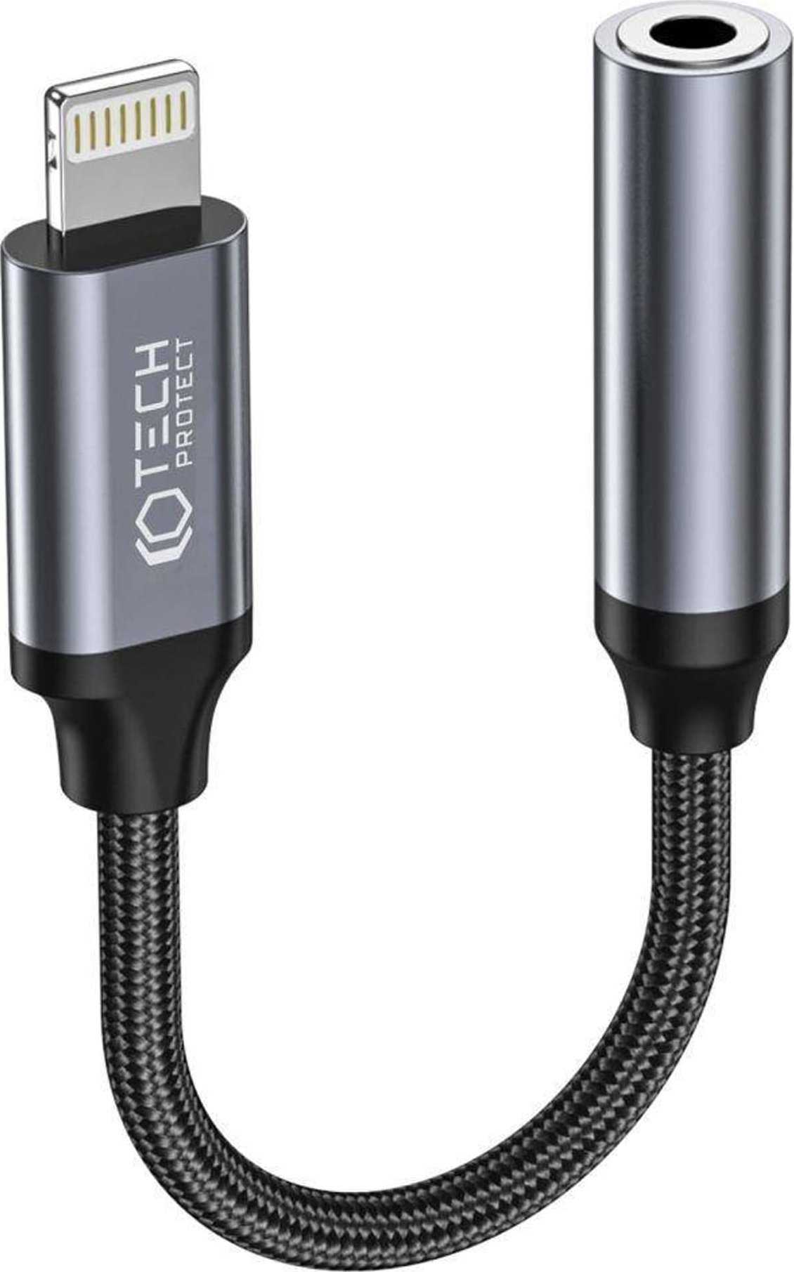Tech-Protect Adapter do Słuchawek / Przejściówka Lightning - minijack 3,5mm Tech-Protect Ultraboost czarny