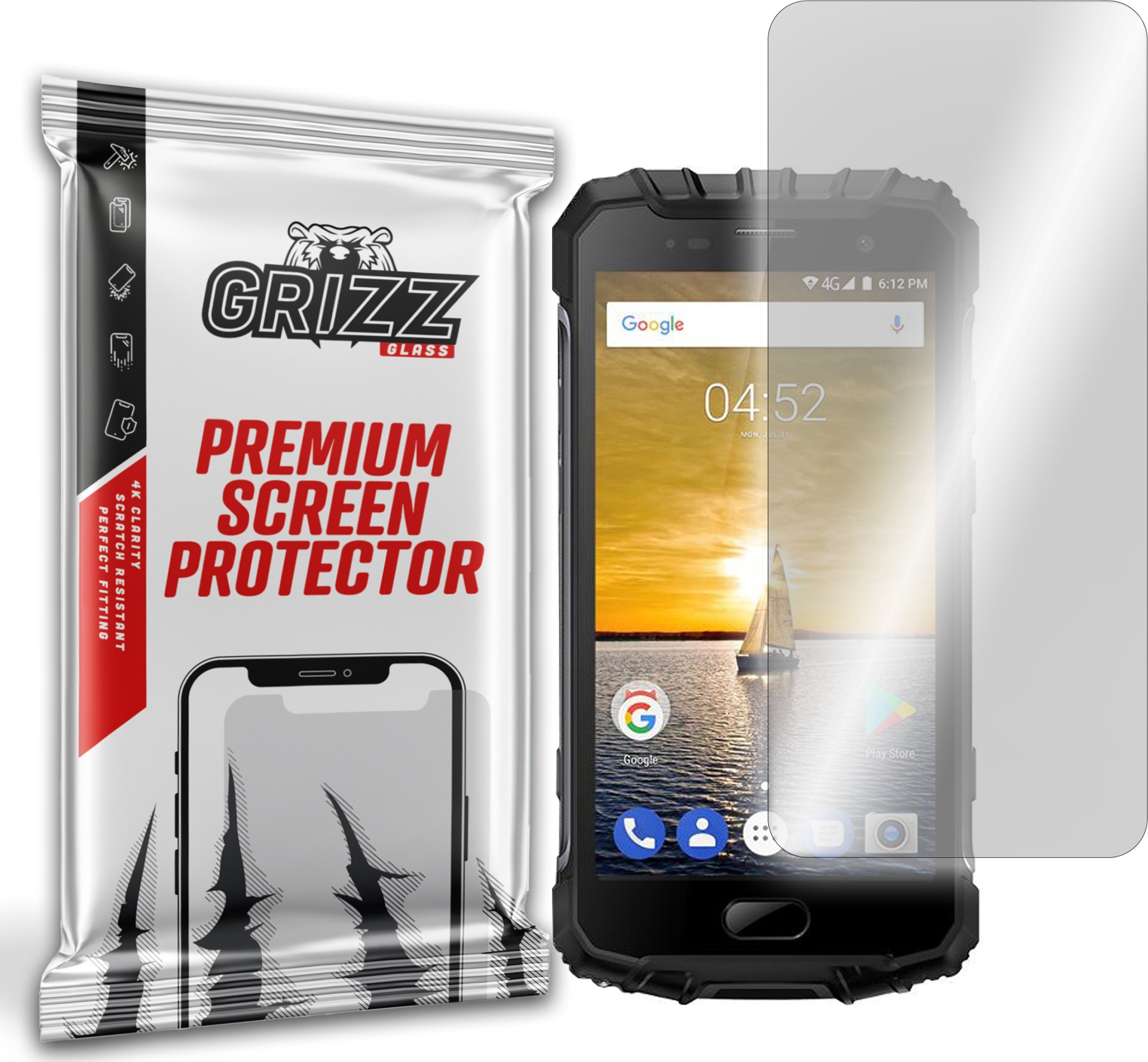 GrizzGlass Szkło hybrydowe Grizz Ulefone Armor 2