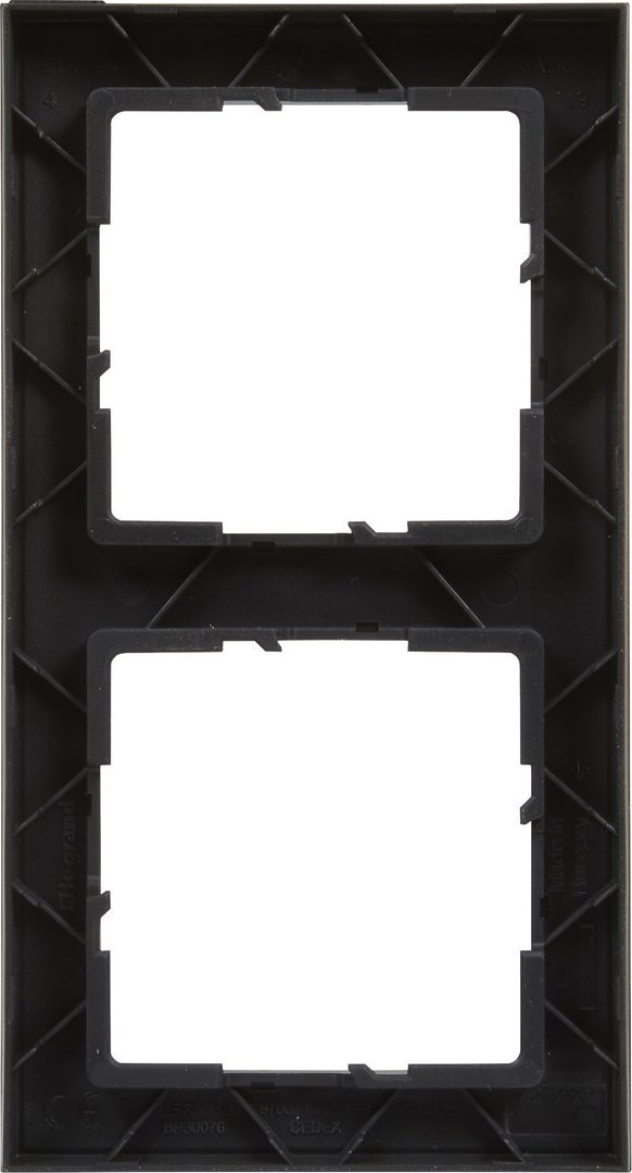 Legrand Ramka - 2x, CZERŃ WZORZYSTA SUNO