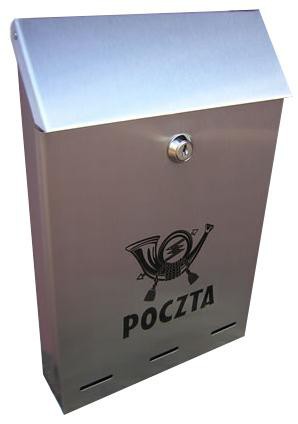 Skrzynka na listy satyna A-4N2