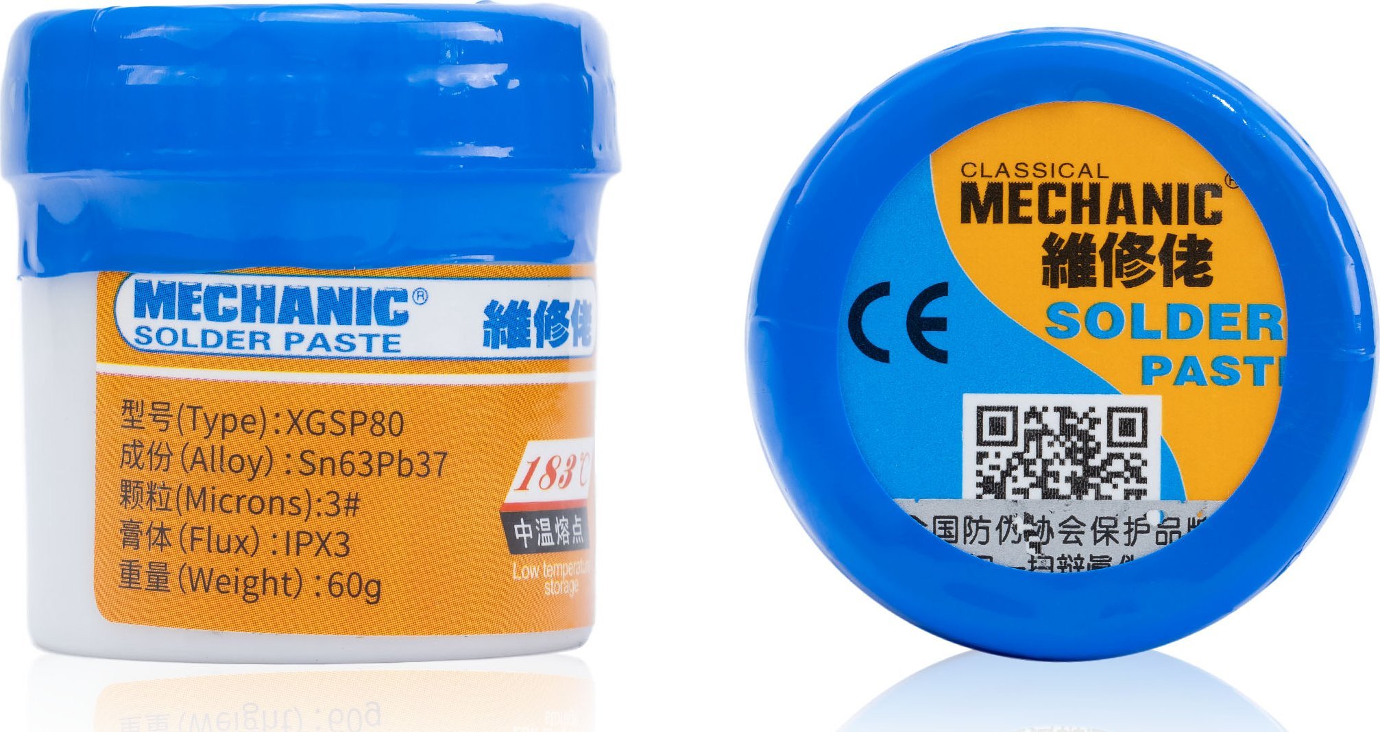 Rosfix PŁYNNA CYNA PASTA LUTOWNICZA 183C 60G NISKOTEMPERATUROWA LUTOWANIE XGSP80