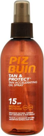 Piz Buin Tan & Protect Tan Accelerating Oil Spray SPF15 - przyśpieszacz opalania 150ml