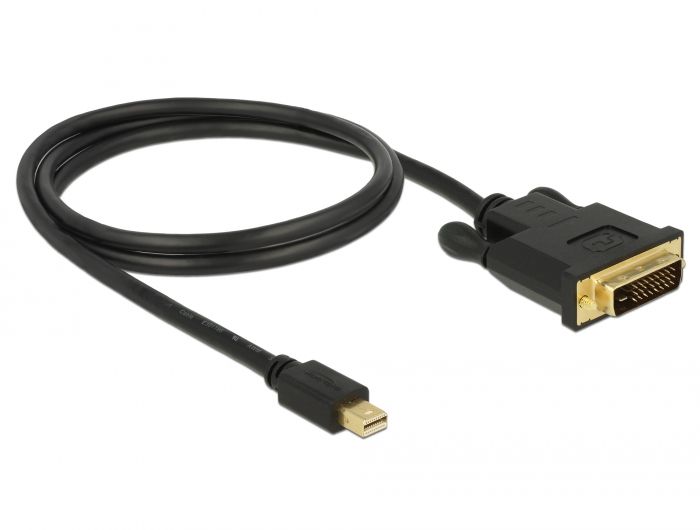 Kabel Delock DisplayPort Mini - DVI-D 1m czarny (83988)