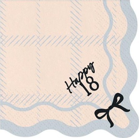 Serwetki Happy 18 33x33cm 12szt