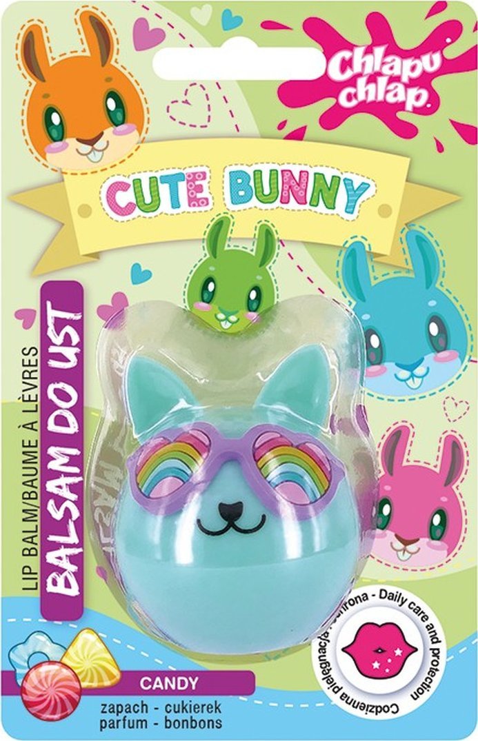 Chlapu Chlap Balsam do ust cute bunny-zapach cukierkowy 1szt
