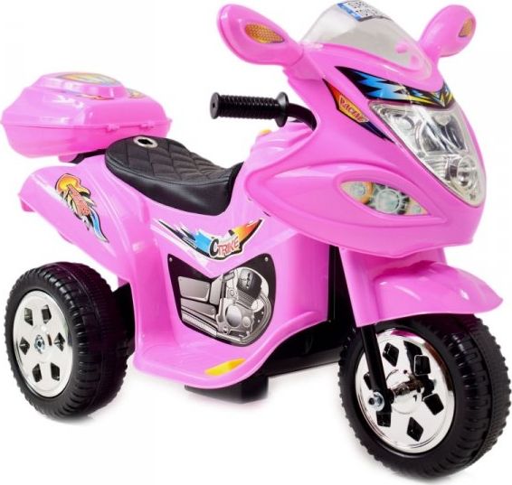Super-Toys Motorek dla maluszka, dźwięki, światła, miękkie siedzenie/LL1188