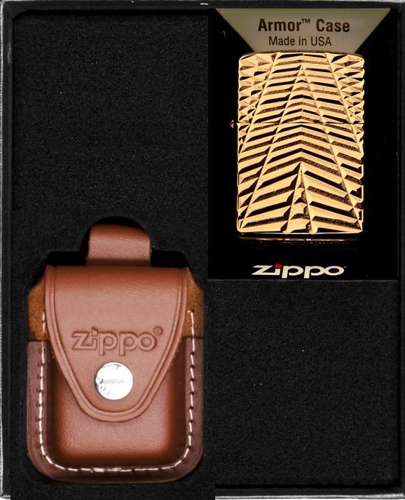 Zestaw ZIPPO Zapalniczka GEOMETRIC PATERN DESIGN Prezentowy No2