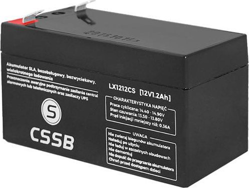 CSSB Akumulator żelowy CSSB 12V 1.2Ah