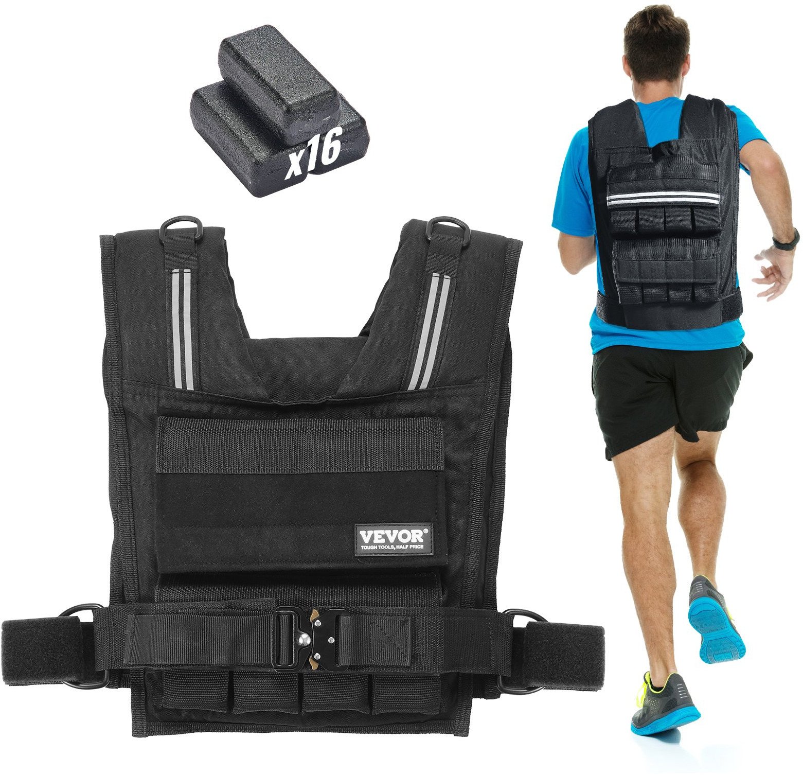 Regulowana kamizelka obciążeniowa 15,85 kg