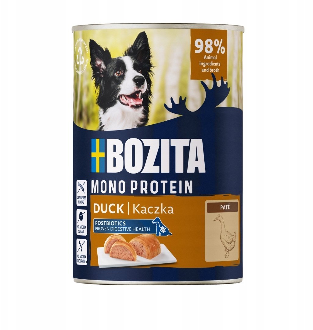 BOZITA pasztet pies kaczka 400g
