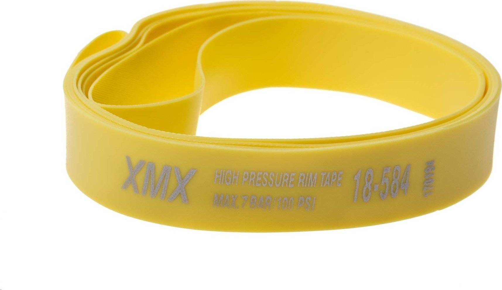 Triton Opaska na obręcz PVC 27,5" 18x584 mm żółta, wzmocnione pvc 27,5" x 18 mm
