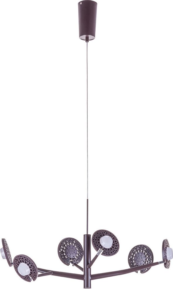 Lampa wisząca Italux Kresyda nowoczesna biały (AD16014-6B DARK COFFEE)