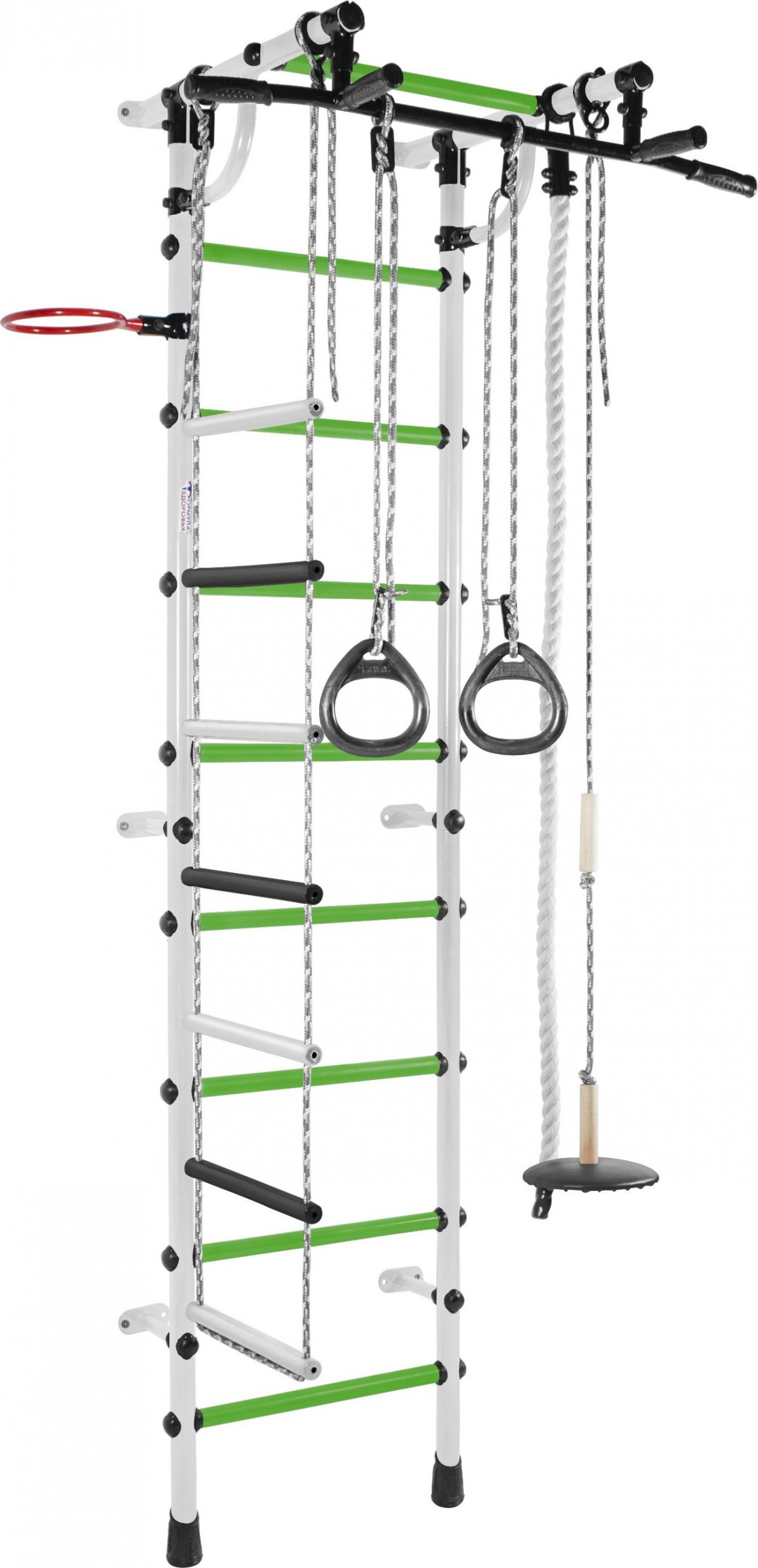 TOTALFIT Drabinka gimnastyczna GAMMA biało-zielony