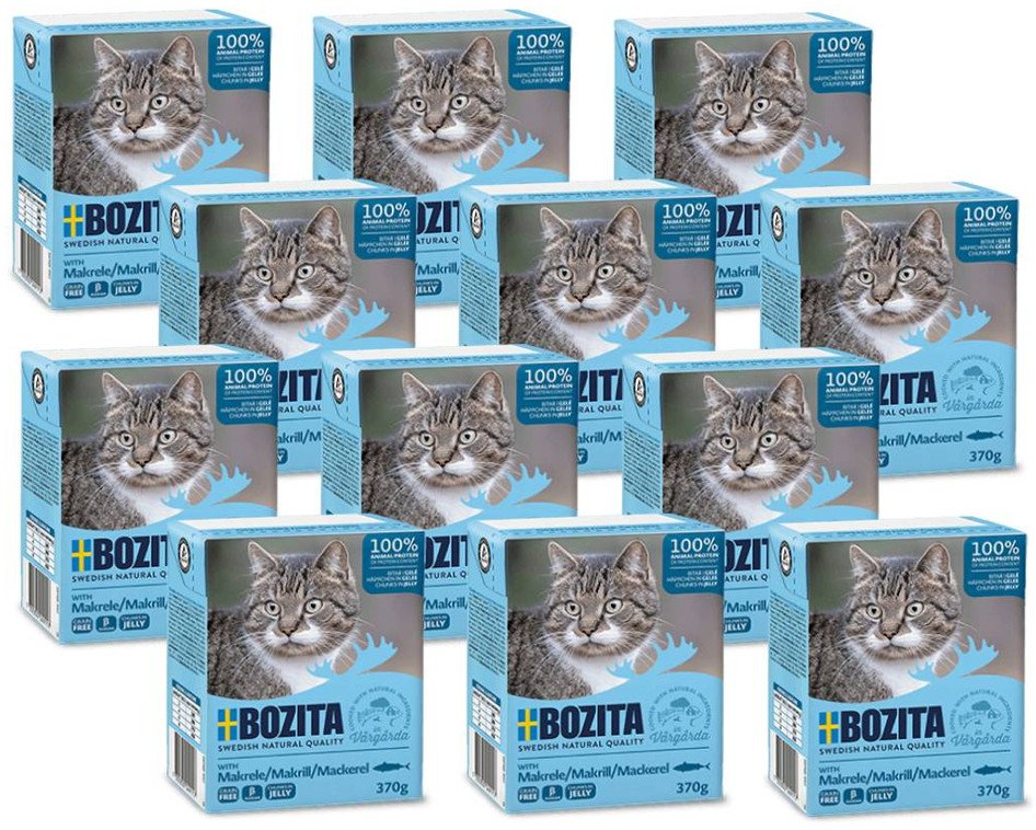 BOZITA Cat Makrela W Galaretce 12x370g
