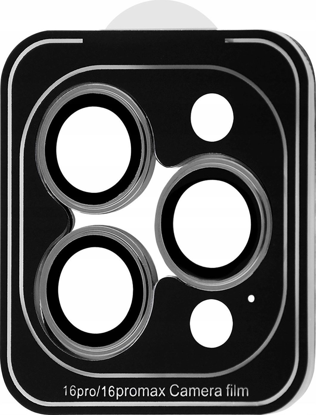 Osłona Szkło Hartowane 9h Na Obiektyw Aparat Do Iphone 16 Pro / 16 Pro Max - Czarny / Cppaip16pm01