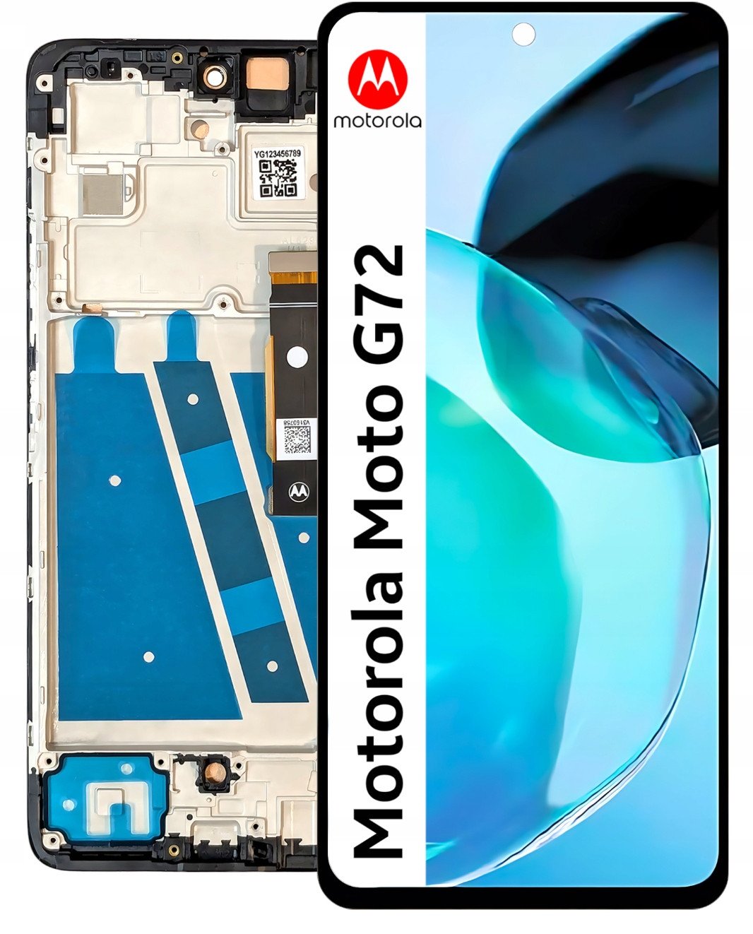 Wyświetlacz do Motorola Moto G72 Ekran LCD Incell Ramka Zila XT2255-1 (5904858381456)
