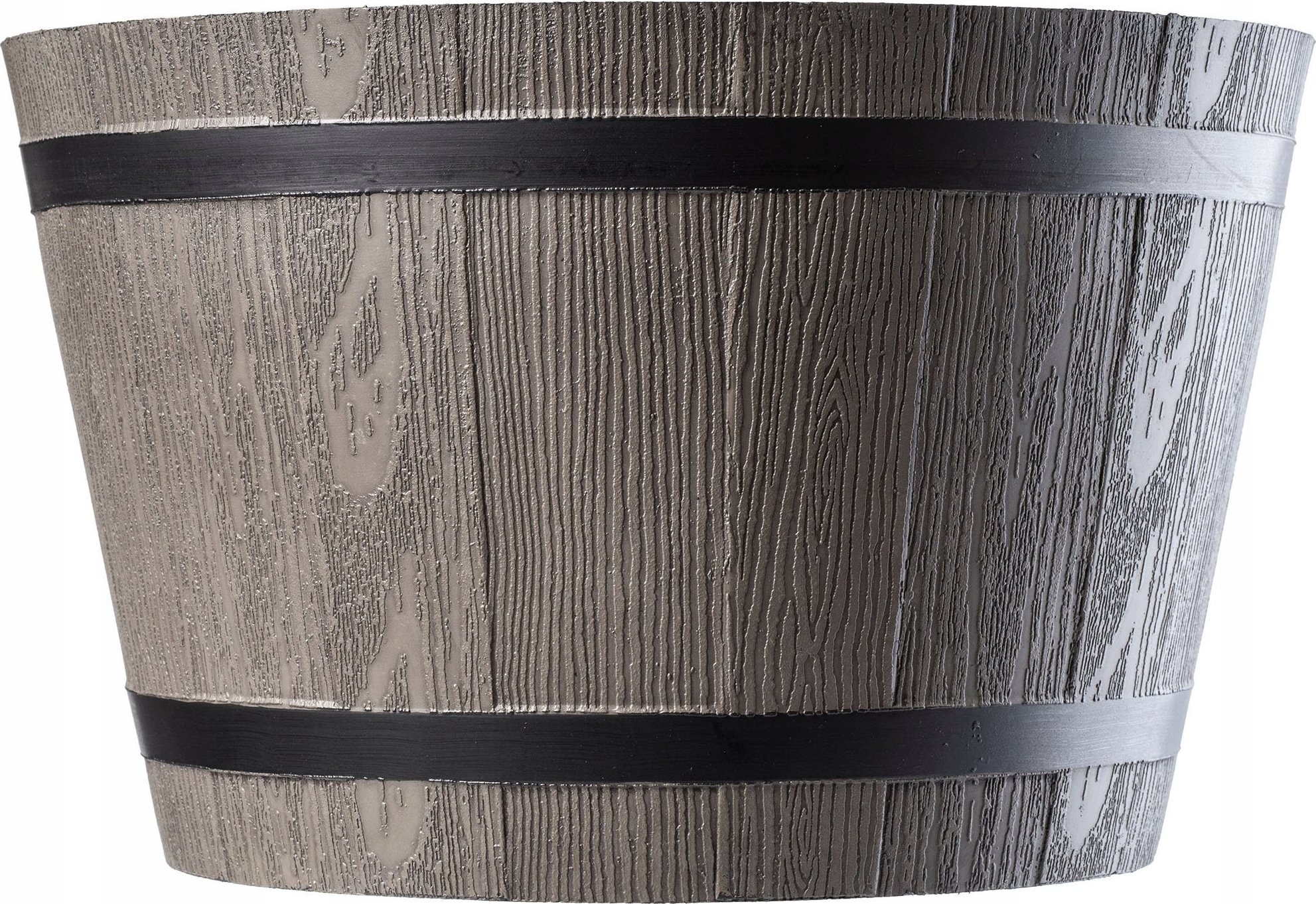 Kadax Doniczka Donica Okrągła Na Kwiaty 23cm Ciemnoszara