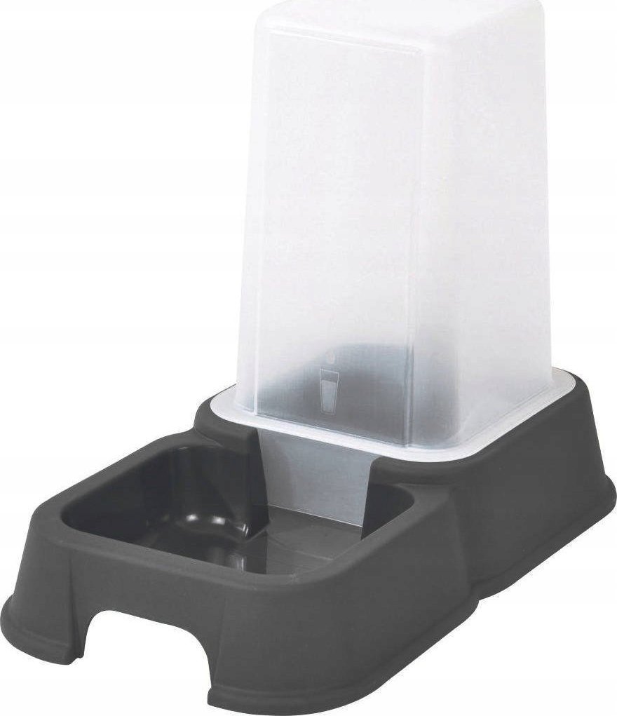 Homea Dozownik na suchą karmę i wodę, 3,5 l, kolor szary