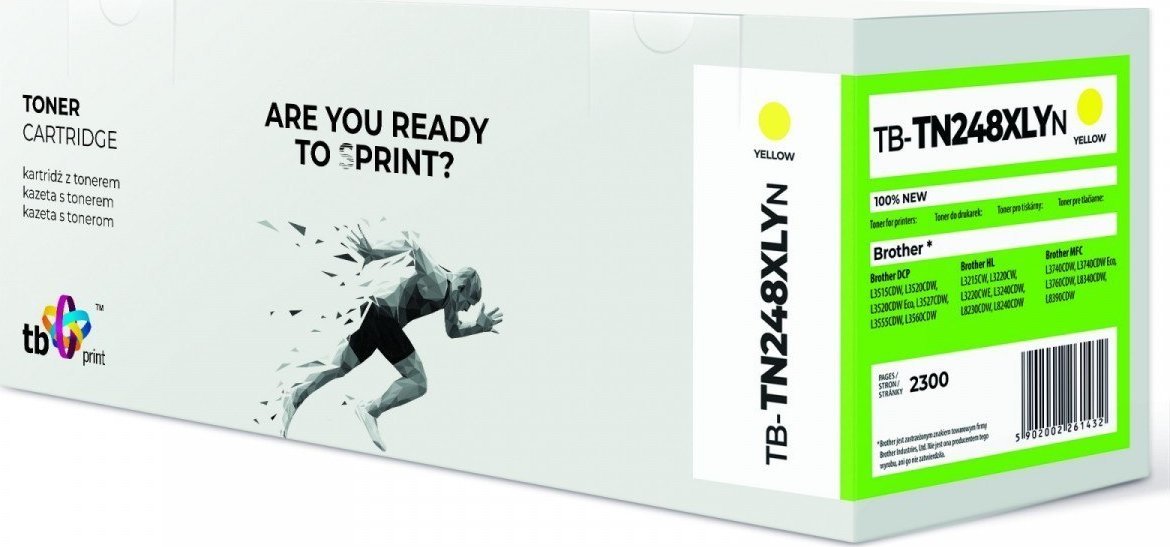 Toner TB Print Toner do Brother TN248XLY TB-TN248XLYN 100% nowy żółty