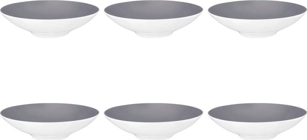 Komplet 6 talerzy porcelanowych do zupy 23 cm - Seltmann Weiden