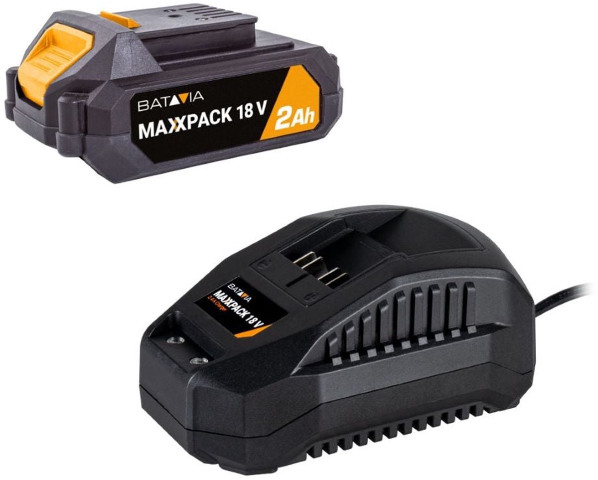 Batavia B.V. 18V Starter Set Including 2.0Ah Baterija + 2.4A Charger