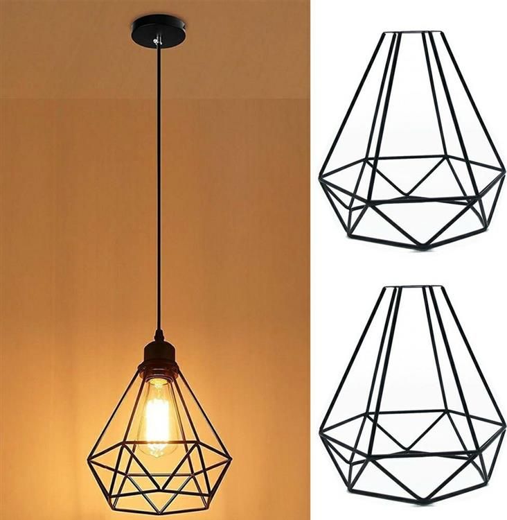 Lampa wisząca ECpower ZD74E LAMPA SUFITOWA ŻYRANDOL KLOSZ E27 uniwersalny