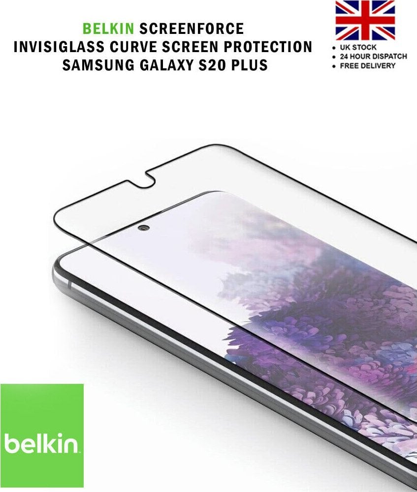 Belkin Belkin ScreenForce Curve Screen Protection - Samsung Galaxy S20+