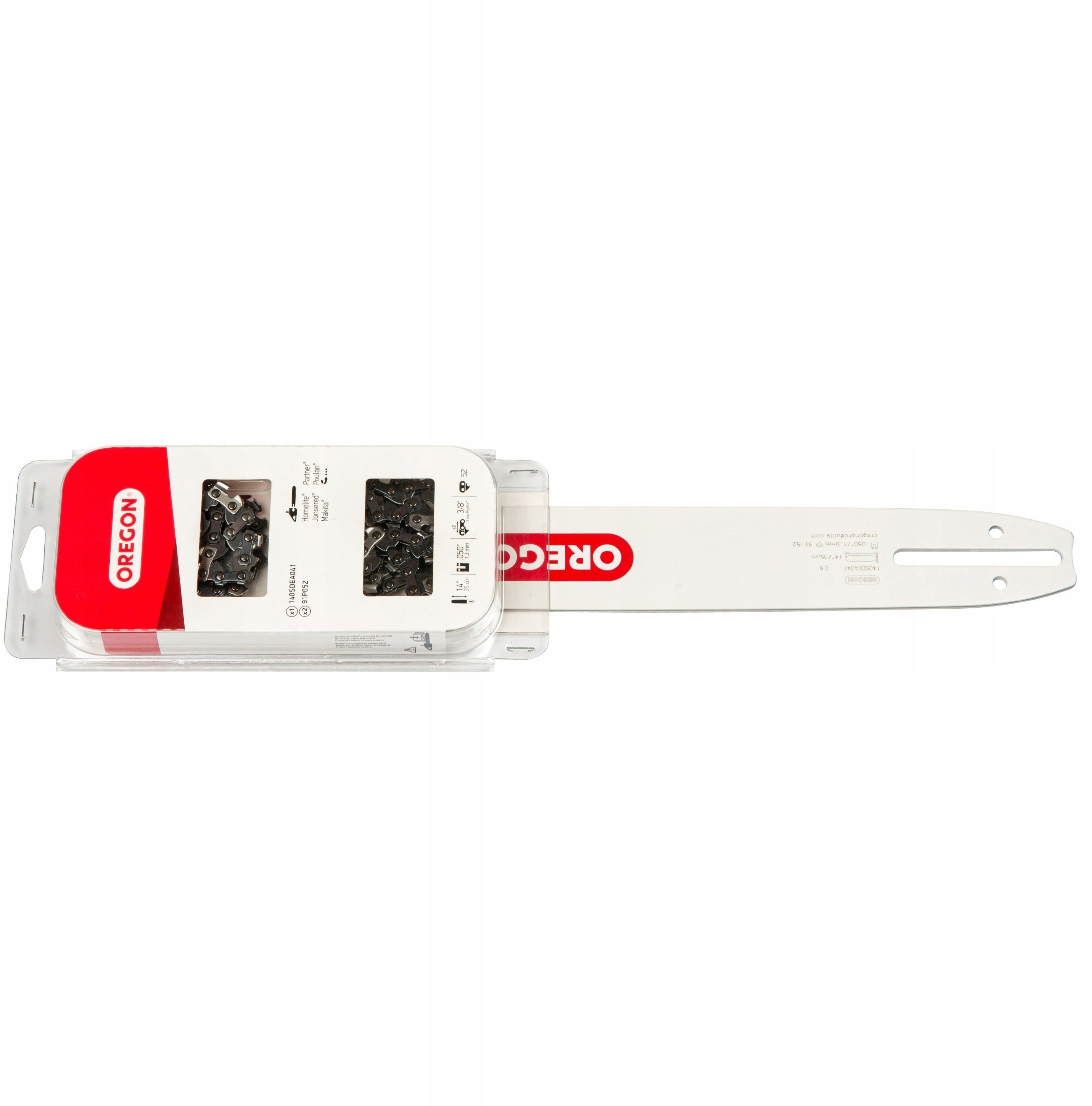 OREGON PROWADNICA+2xŁAŃCUCH 14"/35cm/3/8/52/1,3