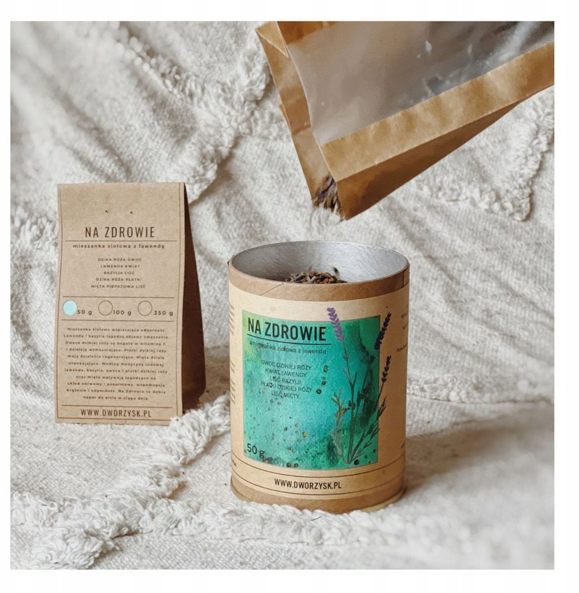 Dworzysk - Na Zdrowie - Herbata sypana 50g - Opakowanie uzupełniające