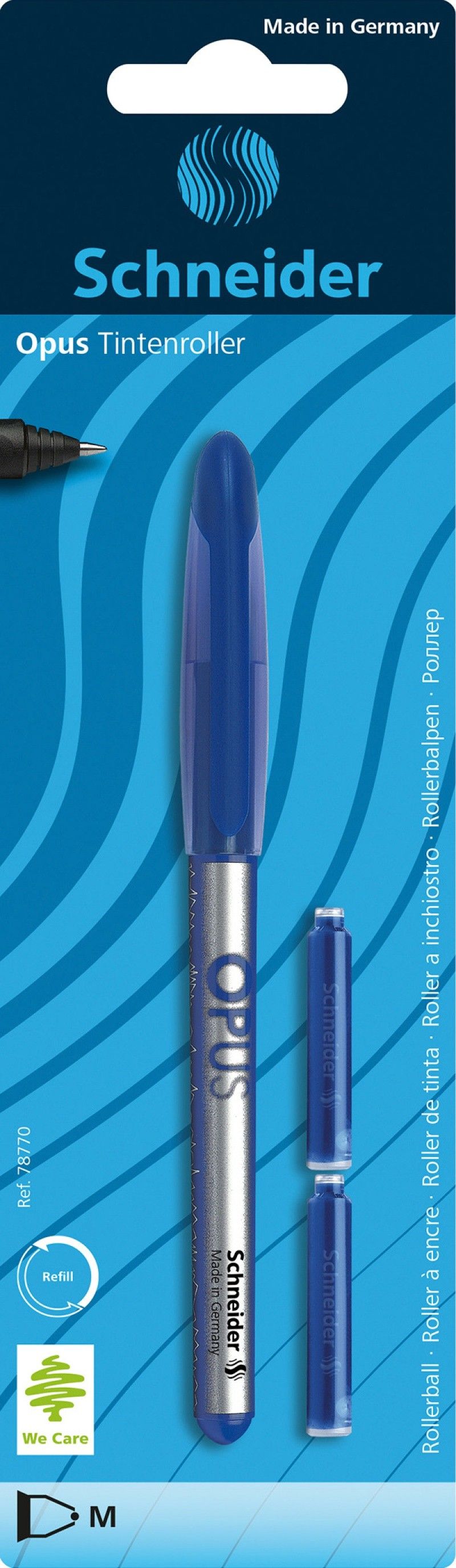 Schneider Pióro kulkowe SCHNEIDER Opus, M, blister, mix kolorów