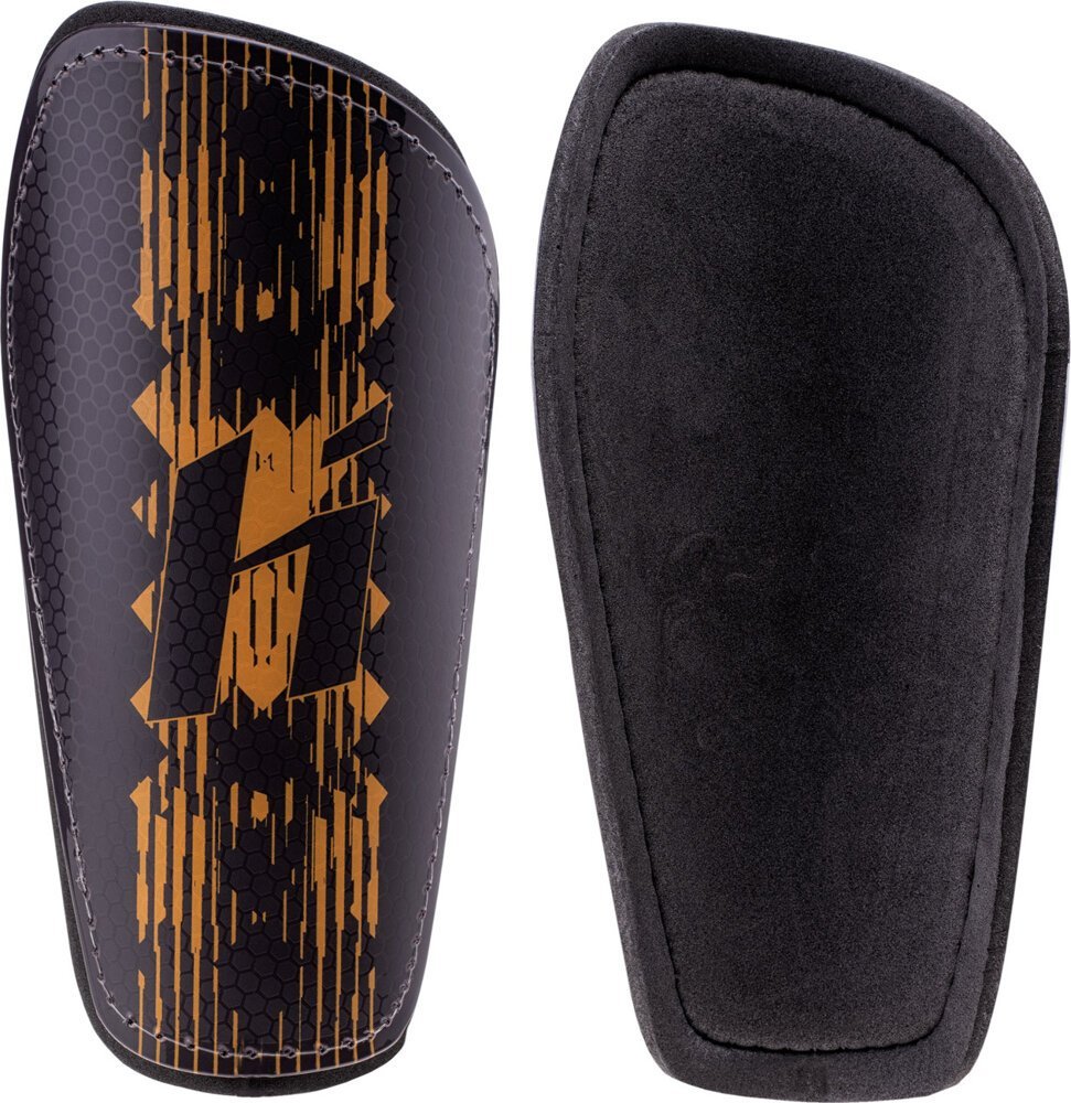 Huari Ochraniacze piłkarskie na golenie piszczele Huari Edson czarno-złote rozmiar M
